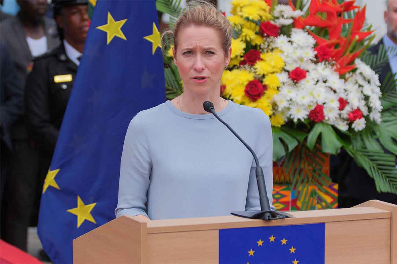 EU's foreign chief Kaja Kallas 
