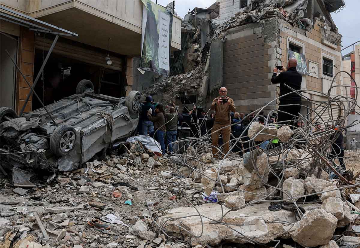 Israeli strikes across Lebanon continue on Friday