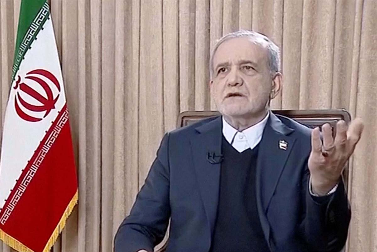 Iran's President Masoud Pezeshkian 