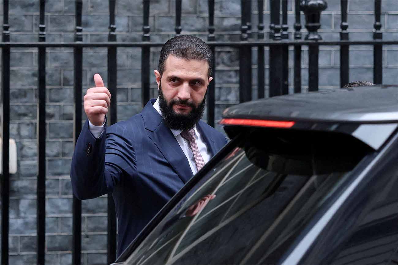 Syrian President Ahmed al-Sharaa