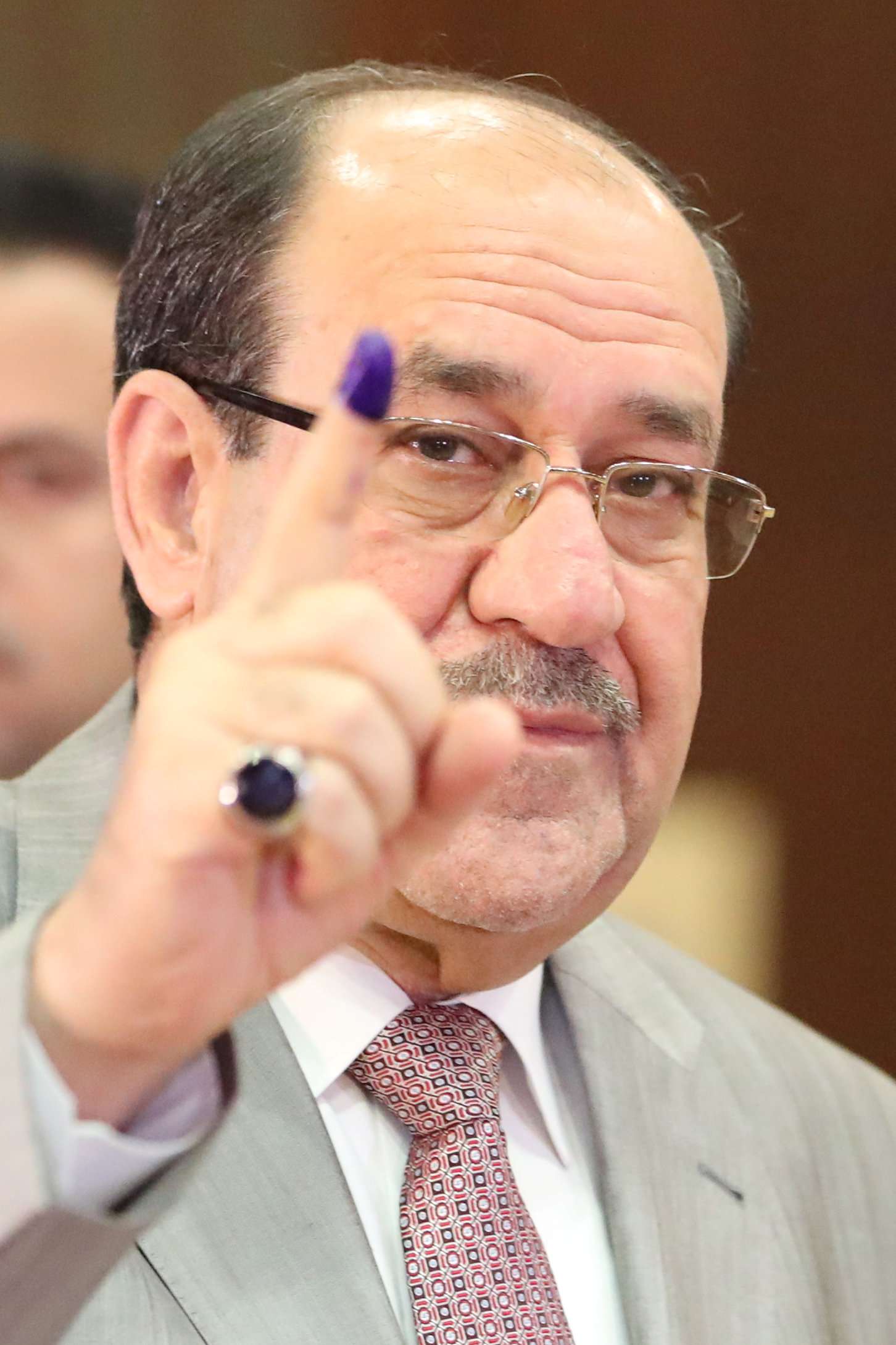 نوري المالكي يوم الانتخابات