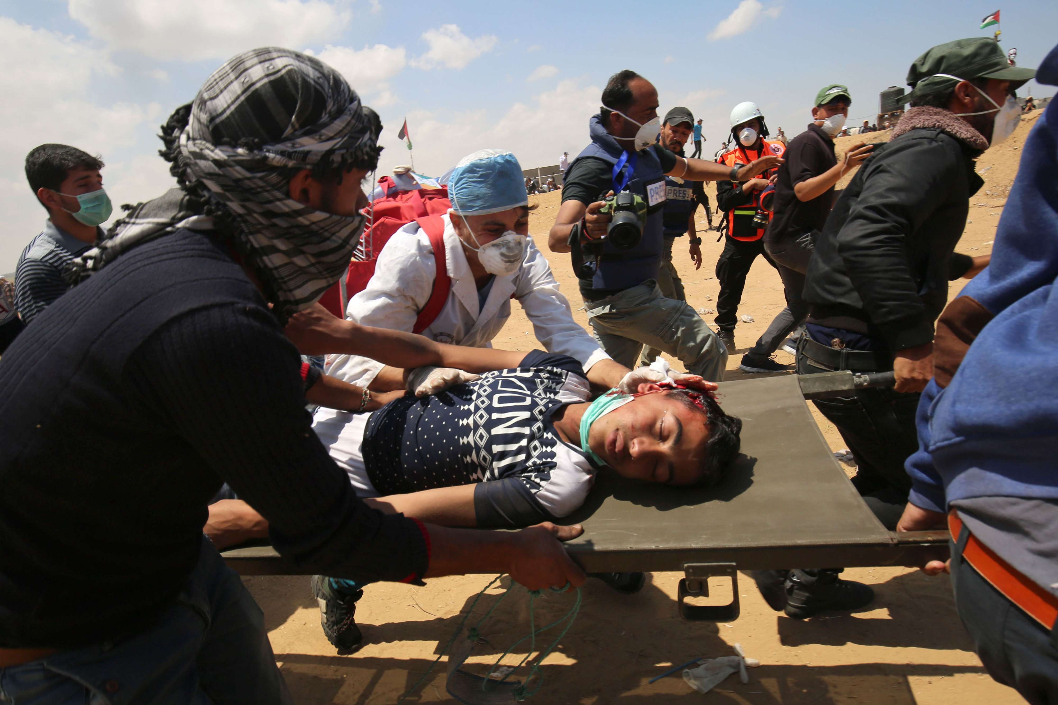 قتيل فلسطيني بغزة