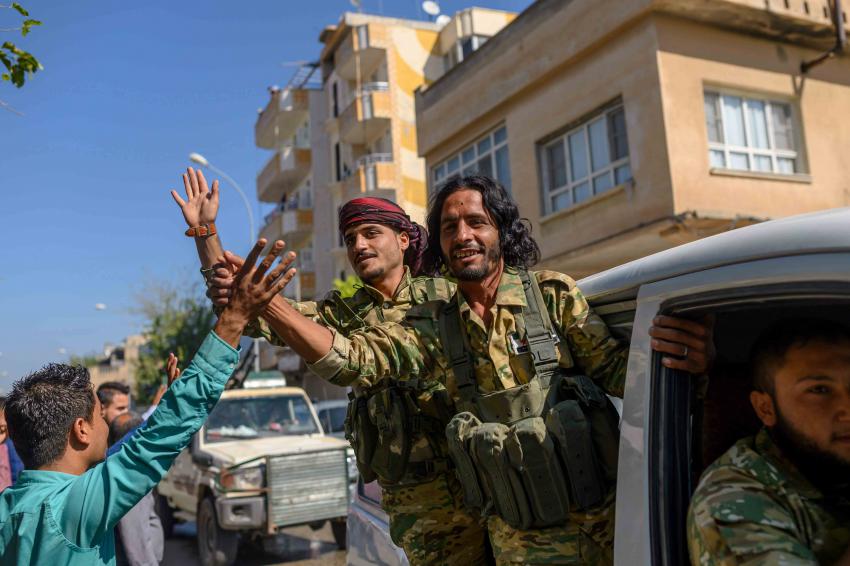 أردوغان يسمي القوات التركية التي دخلت سوريا وفي مقدمتها متشددي "الجيش المحمدي"