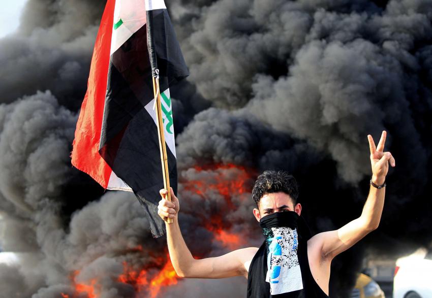 احتجاجات تلقائية من دون اي تنظيم حزبي او ديني