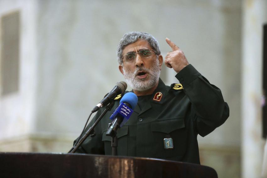 قائد فيلق القدس اسماعيل قااني