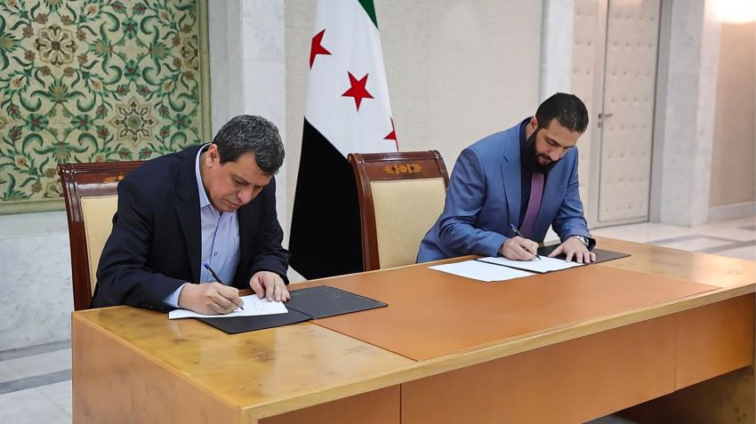 الاتفاق يؤكد على دعم الدولة السورية في مكافحتها لفلول الاسد