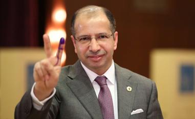 رئيس البرلمان السابق سليم الجبوري يوم الانتخابات