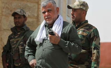 هادي العامري رئيس ميليشيا الحشد الشعبي في العراق