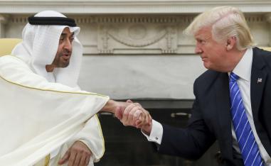 الشيخ محمد بن زايد وترامب