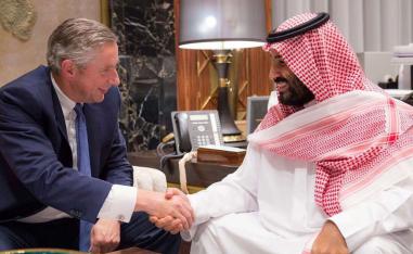 كلاوس كلاينفيلد وولي العهد السعودي