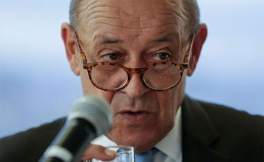 French Foreign Affairs Minister Jean-Yves Le Drian 