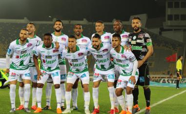 الرجاء البيضاوي  يحتفل بهز شباك كارا برازافيل الكونغولي 