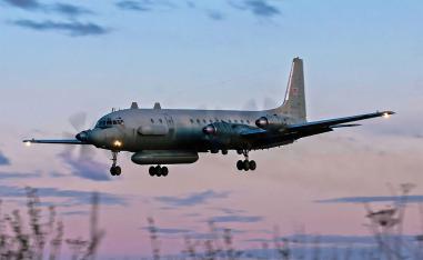 The Russian Ilyushin  plane