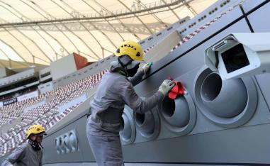 Among major projects, Doha is building or refurbishing eight stadiums, overseeing massive roadworks and the country's first Metro system.