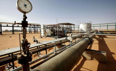 A general view of the El Sharara oilfield