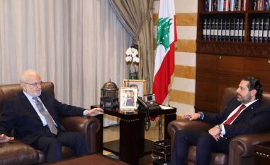سعد الحريري يستقبل وزير الخارجية العراقي إبراهيم الجعفري