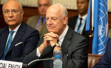 De Mistura will be traveling to Damascus next week to push for the creation of a committee to agree on a post-war constitution for Syria