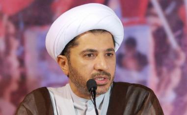 علي سليمان الأمين العام لجمعية الوفاق الاسلامية المحظورة في البحرين
