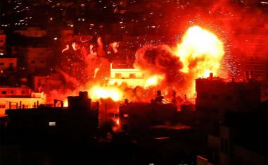 The latest round of violence began on Sunday with a botched Israeli special forces operation inside the Gaza Strip 