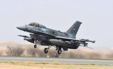 A fighter jet of the UAE armed forces.