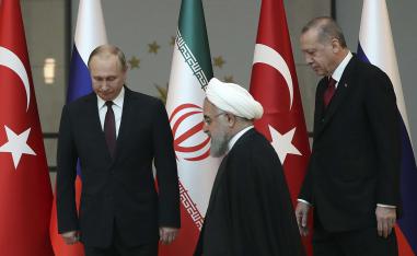 بوتين روحاني أردوغان