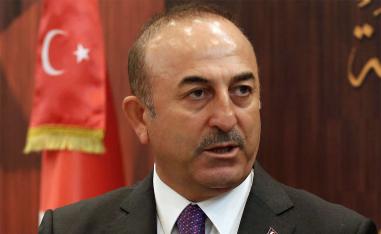 Cavusoglu hit out at France's "support" of the YPG