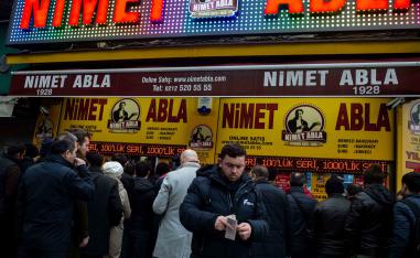 "I've been trying my luck with Nimet Abla for 50 years," the retired man says. "I have never won... for now!"