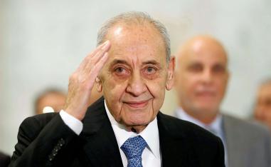 Lebanese Parliament Speaker Nabih Berri 