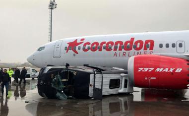 Two planes and a police helicopter were also partly damaged, Karaloglu said.