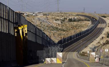 A newly opened segregated West Bank highway is seen near Jerusalem on Thursday, Jan. 10, 2019. 