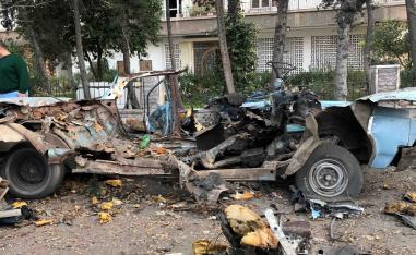 The explosion came after another in Damascus on Sunday, which the Observatory said hit "near a security branch in the south of the city"