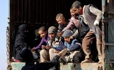 The remaining civilians were identified as mostly wives and children of IS fighters