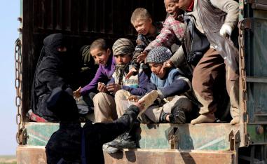 The Kurdish-led SDF evacuated nearly 5,000 men, women and children from the jihadist redoubt 