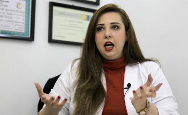 Shaymaa al-Kamali, a family physician in Baghdad