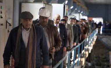 رئيس الوزراء العراقي عادل عبدالمهدي يزور منشأة تحلية في البصرة
