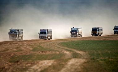 Food and safe drinking water have been scarce for weeks as the US-backed Syrian Democratic Forces closed in on the last IS enclave