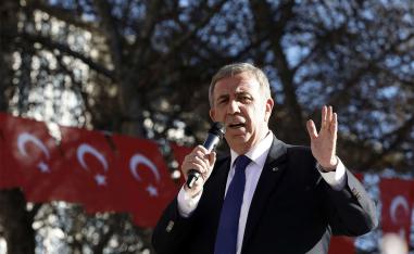 Mansur Yavas, the candidate of Turkey's main opposition bloc for Ankara Municipality