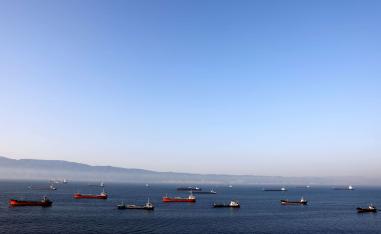 Oil tankers wait to dock at Tupras refinery near the northwestern Turkish city of Izmit, Turkey, June 28, 2017.