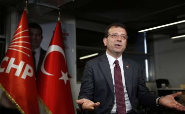 Ekrem Imamoglu, Republican People's Party's (CHP) mayoral candidate in Istanbul