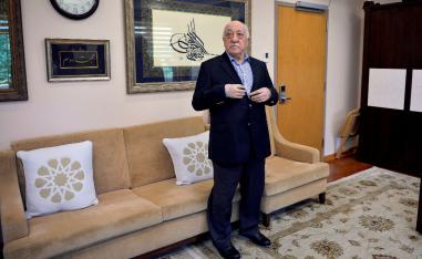 US based cleric Fethullah Gulen at his home in Saylorsburg, Pennsylvania