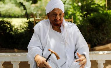 Leading opposition figure Sadiq al-Mahdi, Sudan's last democratically elected prime minister