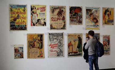 Some of the posters date back to 1930s Egypt or Lebanon in the late 1950s