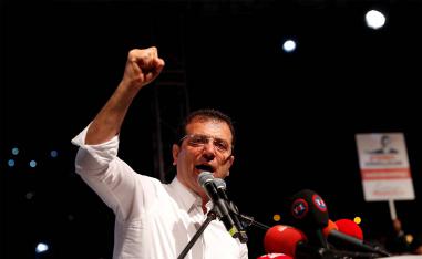 Ekrem Imamoglu of the main opposition Republican People's Party 