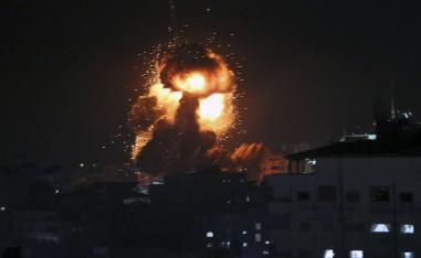 Palestinians in Gaza have frequently floated balloons fitted with firebombs over the border 