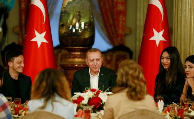 Ozil, who has Turkish roots, was criticised in March after inviting Erdogan to his wedding