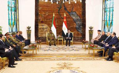 His visit comes after Sudanese protest leaders announced a two-day strike from Tuesday