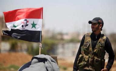 Qalaat al-Madiq was the rebel area closest to the Russian Hmeimim airbase at Latakia