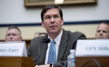 Mark Esper will take over as acting Defense Secretary on June 24