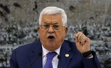 Palestinian president Mahmud Abbas 