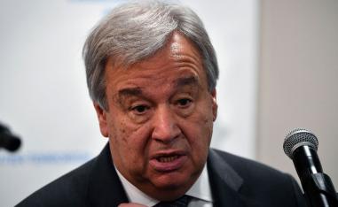 UN Secretary General Antonio Guterres